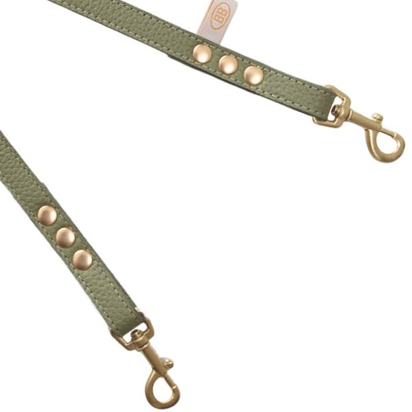 画像3: BB2頭引きオールレザーカプラーSサイズ セージ(Sage) (3)