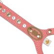 画像3: バディーベルトハーネス 6号 コーラルドリーム・CoralDream・スワロフスキークリスタル付 (3)