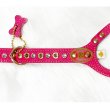 画像3: バディーベルトハーネス 7号 インペリアルピンク・ImperialPink・スワロフスキークリスタル付 (3)
