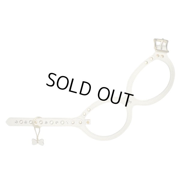 画像3: バディーベルトハーネス 4.5号 ミルクティー・MilkTea・スワロフスキークリスタル付 (3)