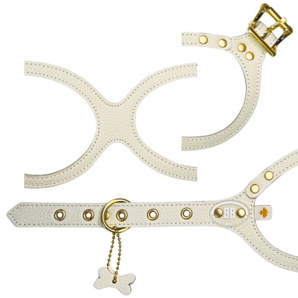 画像2: バディーベルトハーネス 6号 ミルクティー・MilkTea (2)