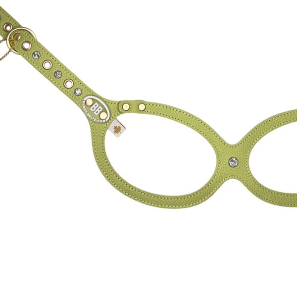 画像7: バディーベルトハーネス 3.5号 ピスタチオ・Pistachio スワロフスキークリスタル付 (7)