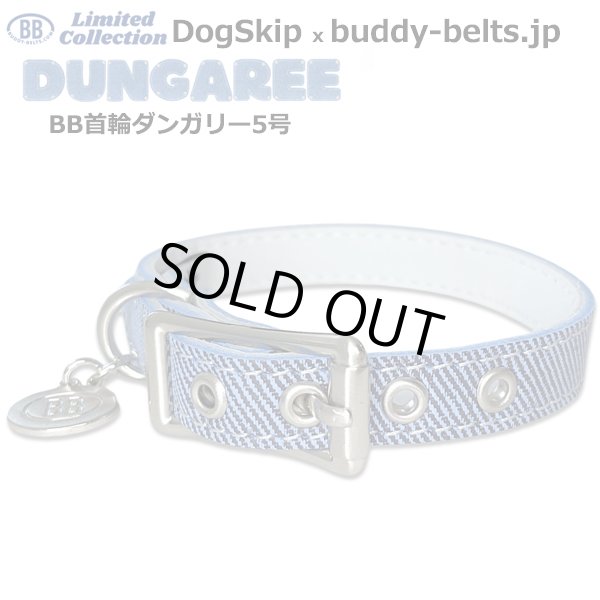 画像1: BB 首輪 ダンガリー 5号 Dungaree ID カラー バディーベルト buddybelt バディベルト (1)