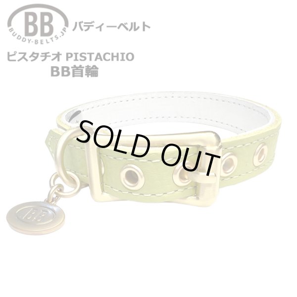 画像1: BB 首輪 ピスタチオ・Pistachio 4号 (1)